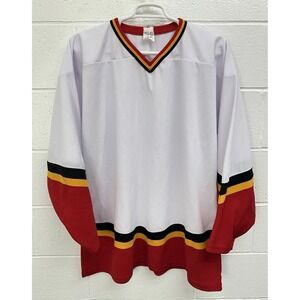 Athletic Knit Pro Hockey Jersey H550bk Calgary BLANK Size XXL
